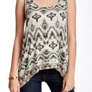 Wallpapher Women’s Multicolor Sleeveless Top | Size 2x